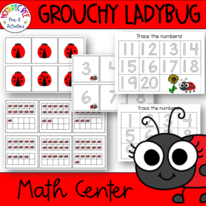 Grouchy Ladybug Math Center
