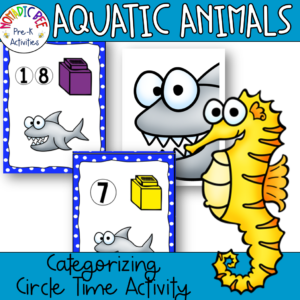 Aquatic Animals Math Center