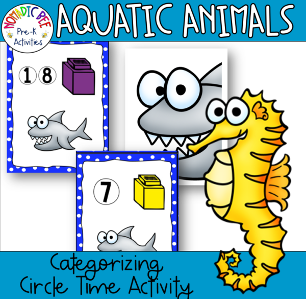 Aquatic Animals Math Center