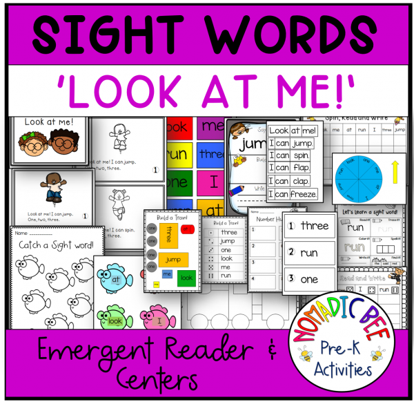 Sight Words Emergent Reader & Centers