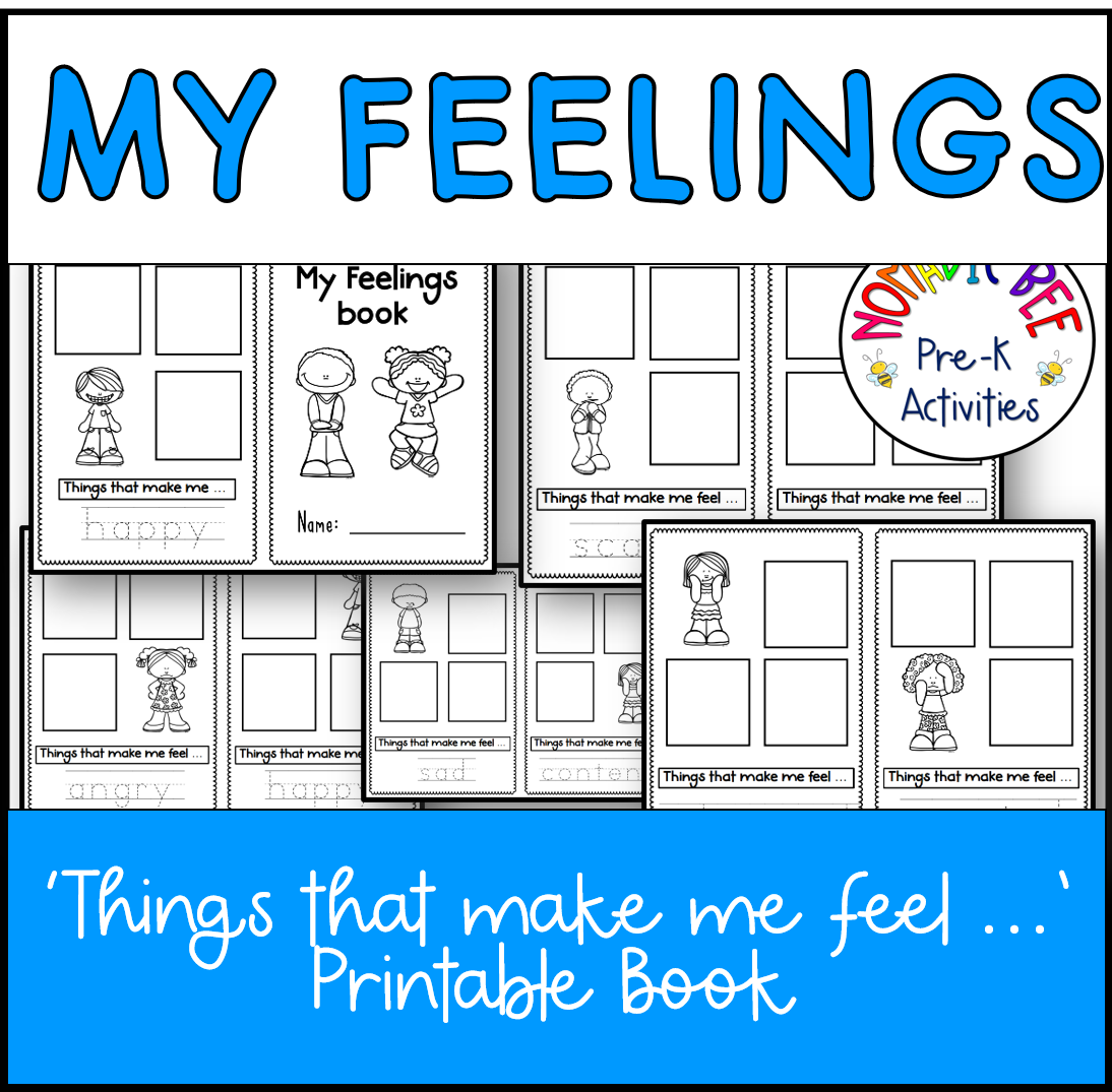 All About My Feelings Printable Book NBpreKactivities