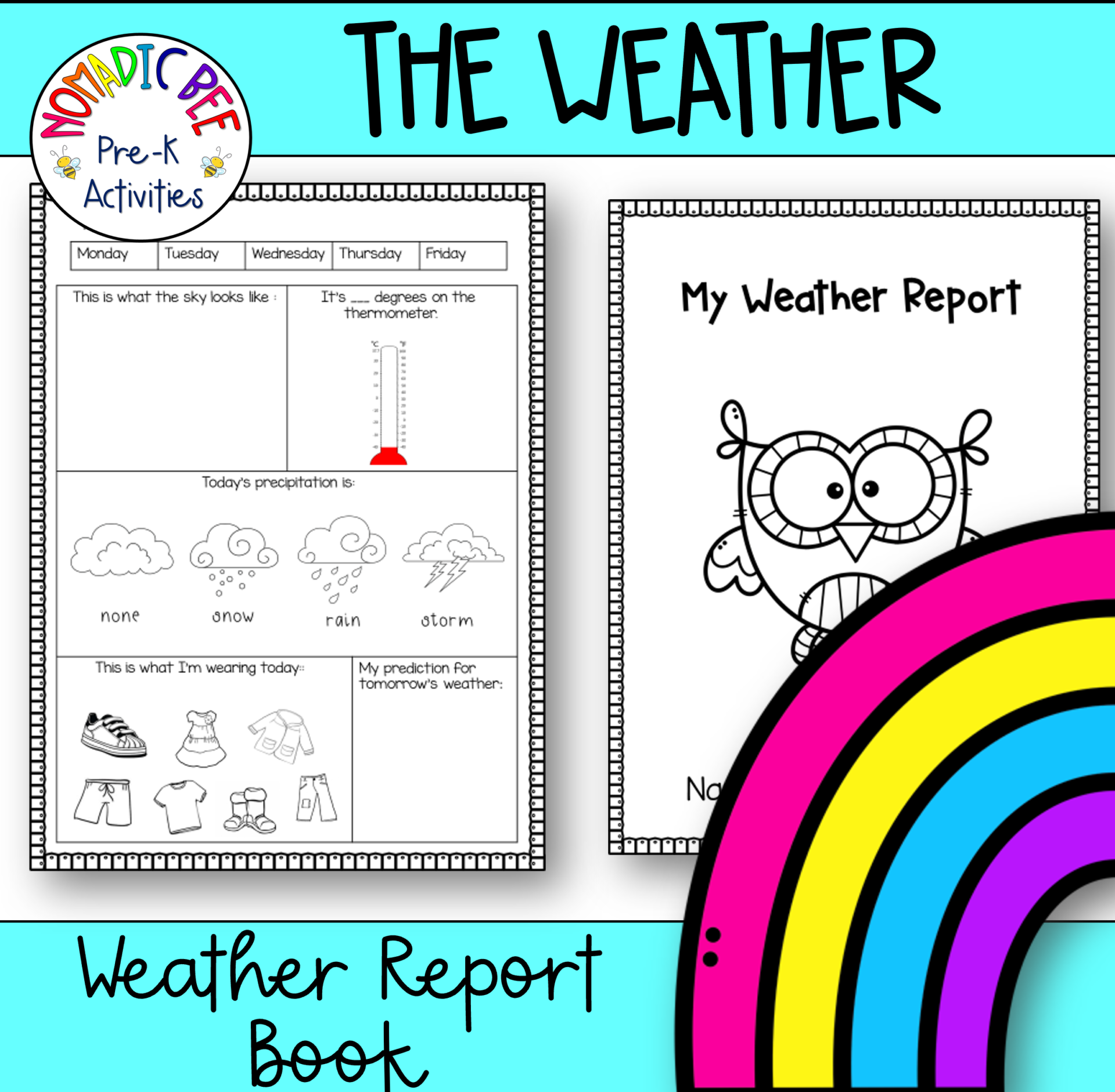 Printable Daily Weather Report