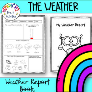 Weather Report Book Pre-K