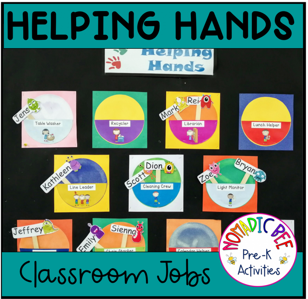 Classroom Jobs Helping Hands