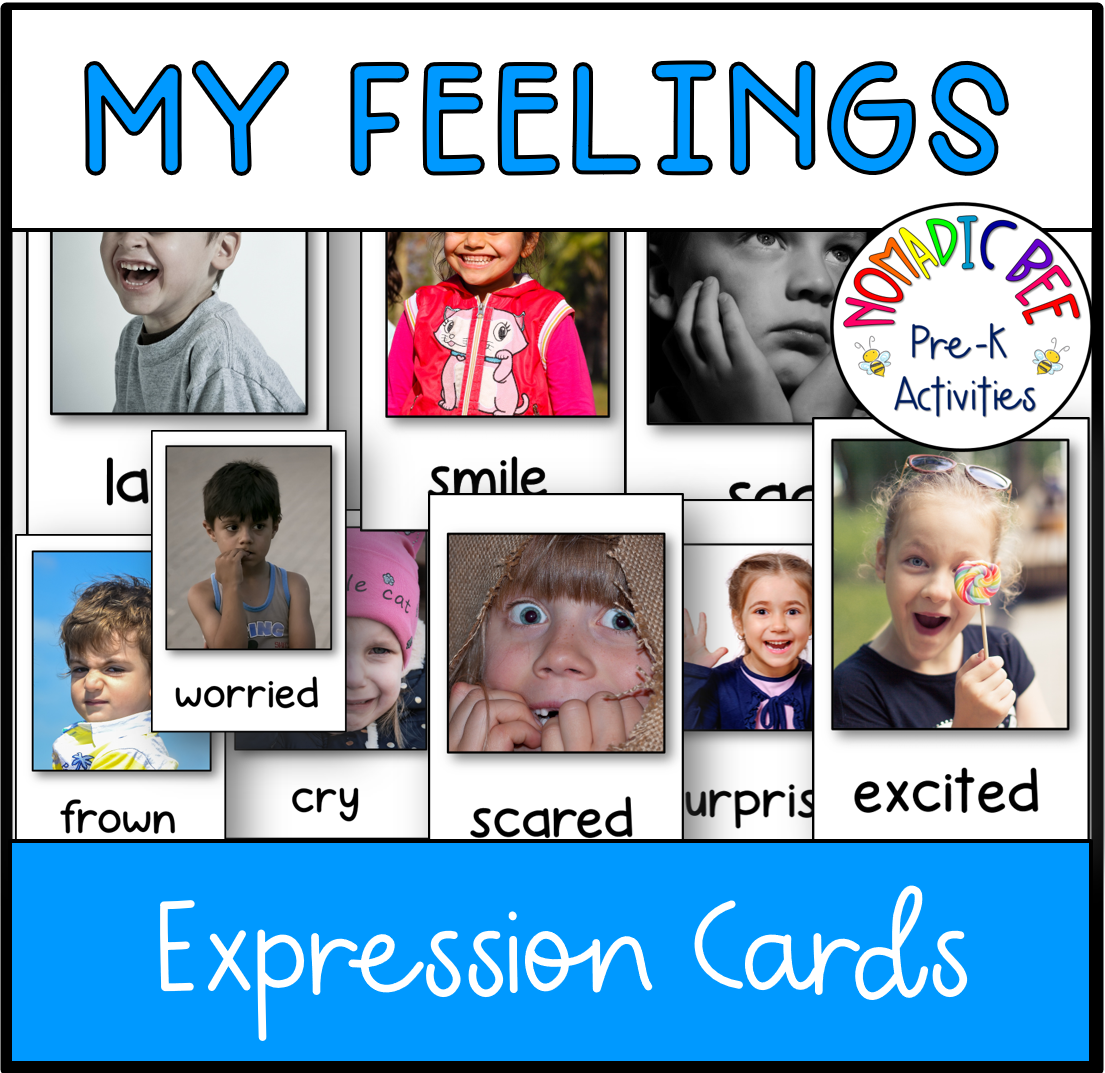 My Feelings Expression Cards - NBpreKactivities