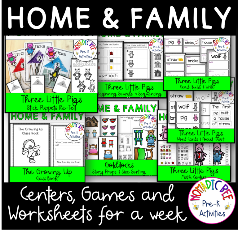 Home & Family Themed Printables