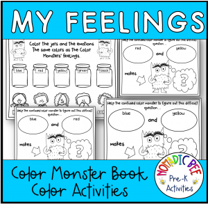 'Color Monster' Printables - NBpreKactivities