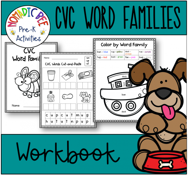 CVCWord Families Workbook