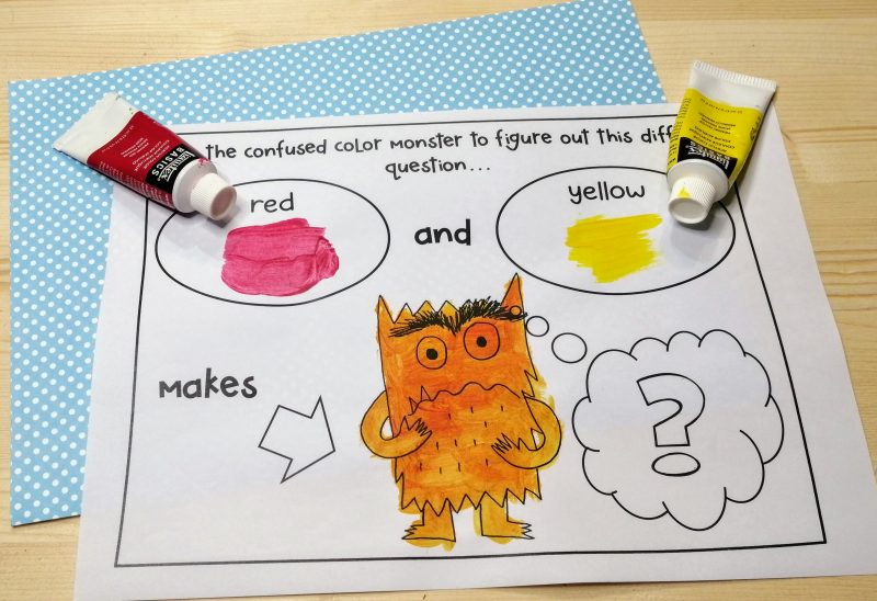 'Color Monster' Printables - NBpreKactivities
