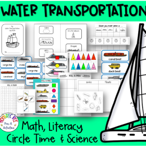 Water Transportation Centers and Printables