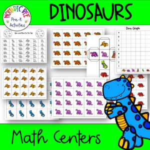 Dinosaur Themed Math Centers
