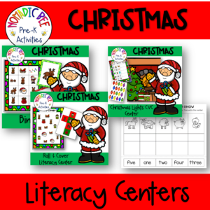 Christmas Themed Literacy Centers