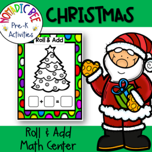 Christmas Themed Math center