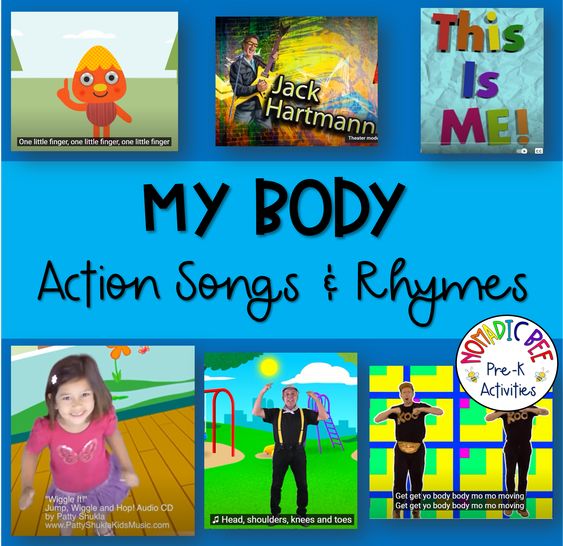 Body Action songs for kids