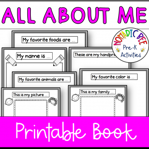 All About Me Printable Book