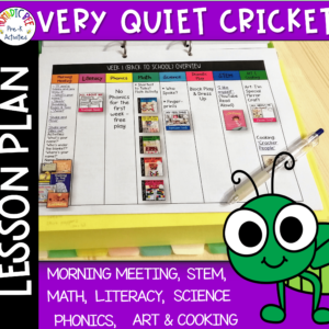 The Very Quiet Cricket Free lesson Plan