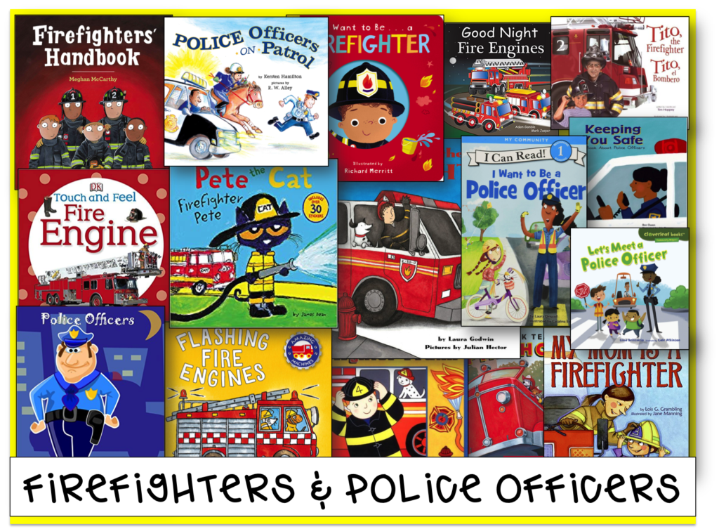 Books about Firefighters & Police Officers for kids