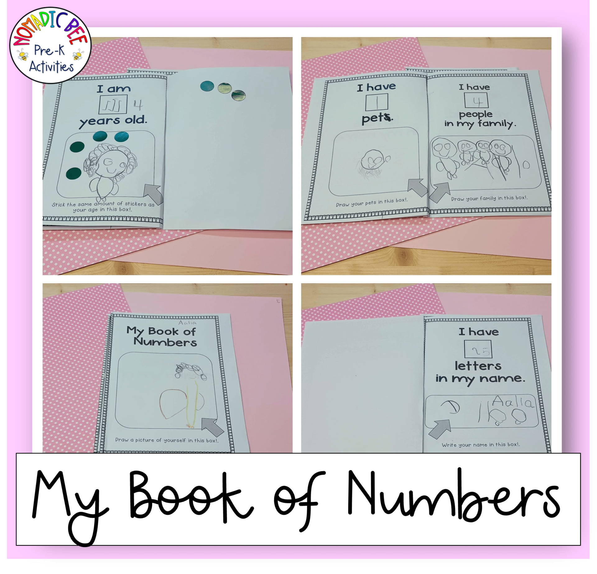 My Book of Numbers Printable - NBpreKactivities