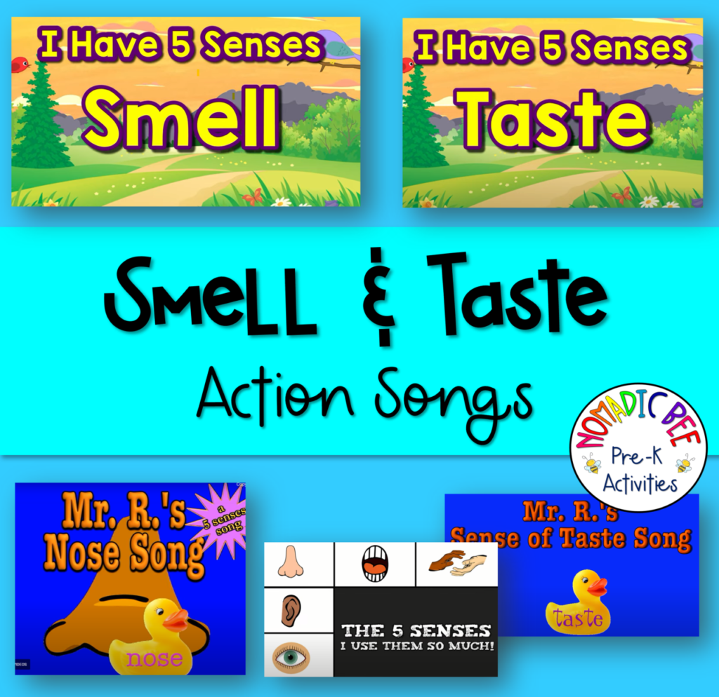 Sense of Smell & Taste Action Songs