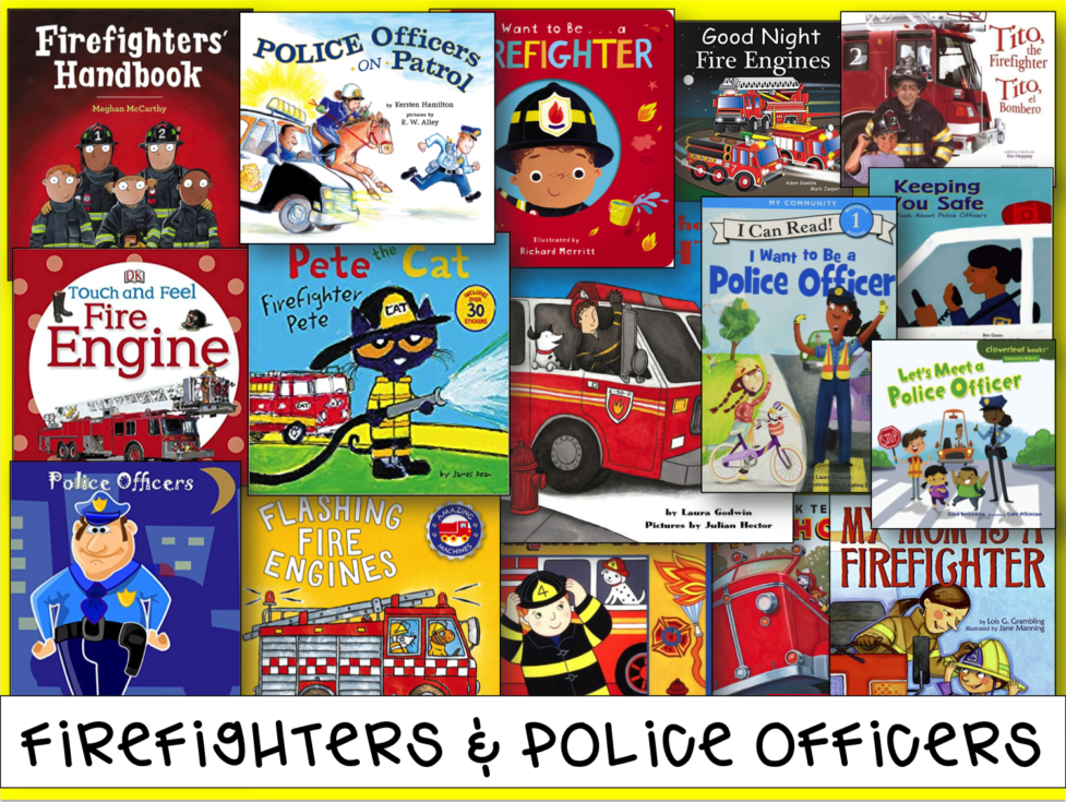 Firefighters & Police Officers Books for kids