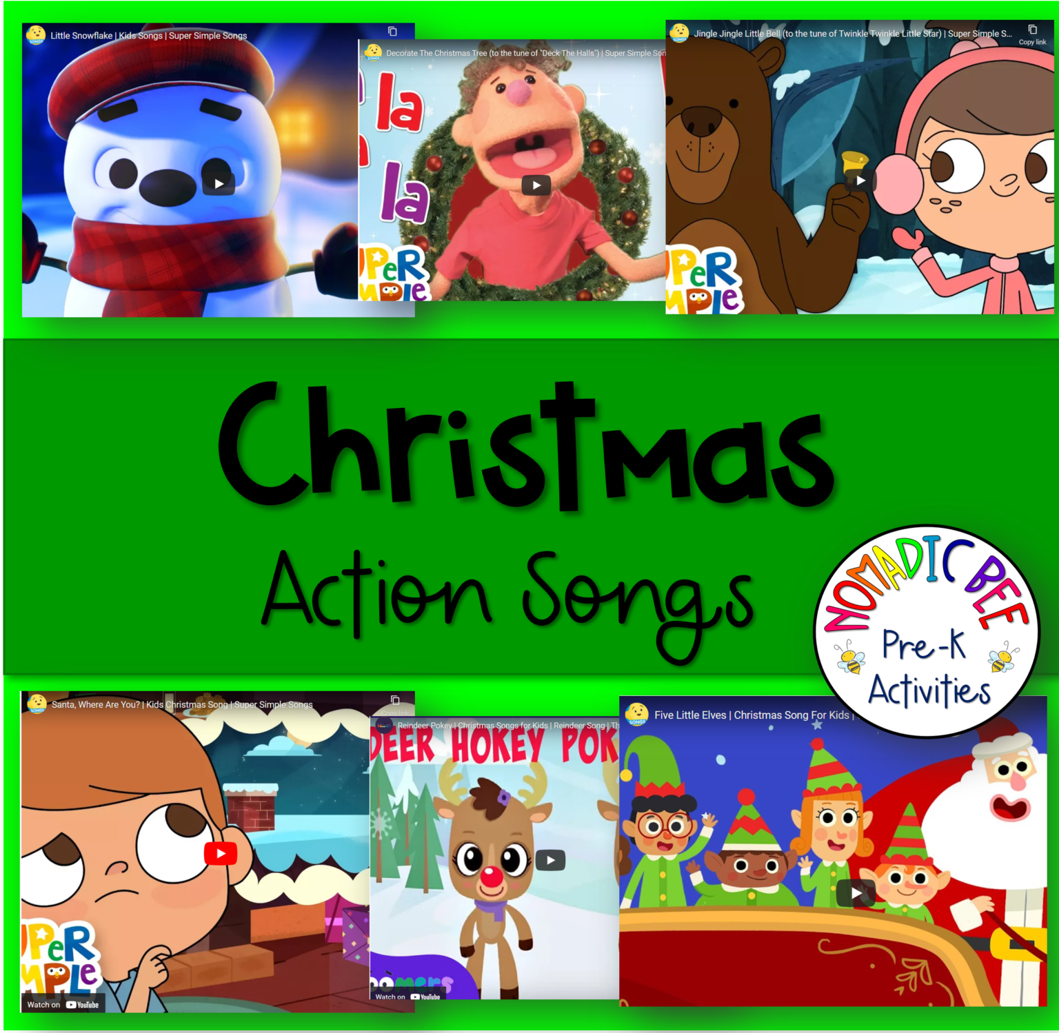 Christmas Themed Activities - NBpreKactivities