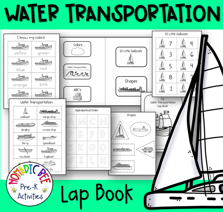 Water Transportation themed Activities