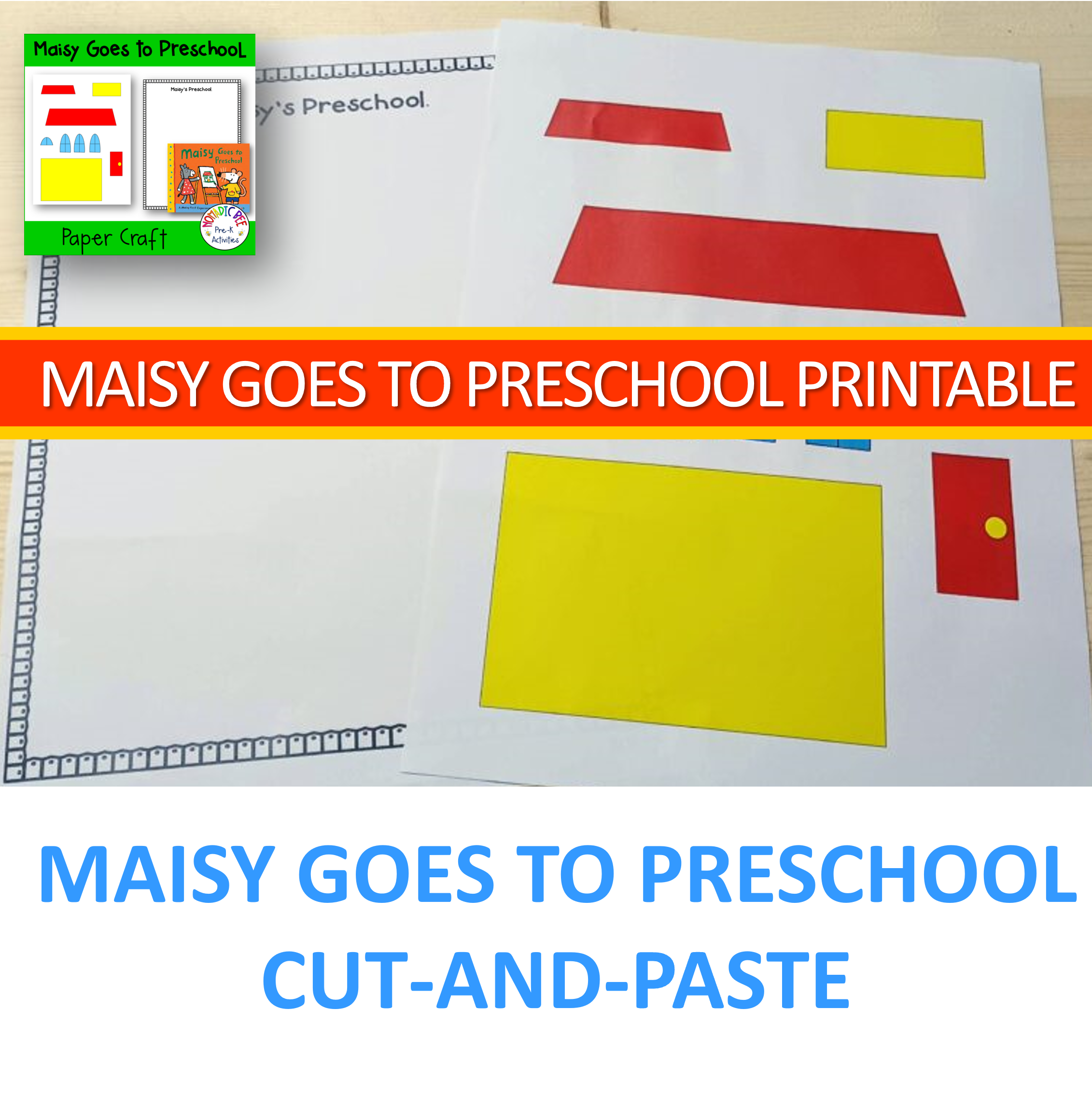 Maisy goes to preschool printable