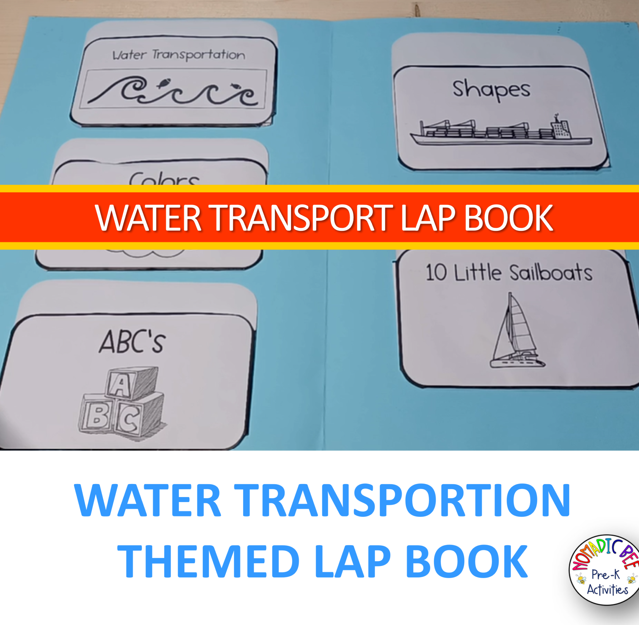 Water Transportation Themed Lap Book