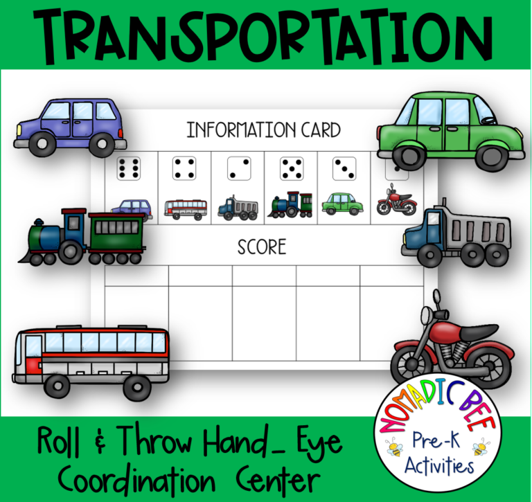 Transportation themed activities