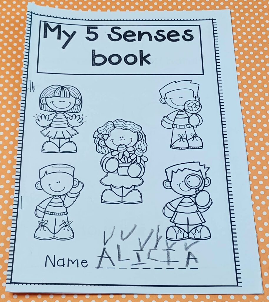 The 5 Senses Printable Book NBpreKactivities