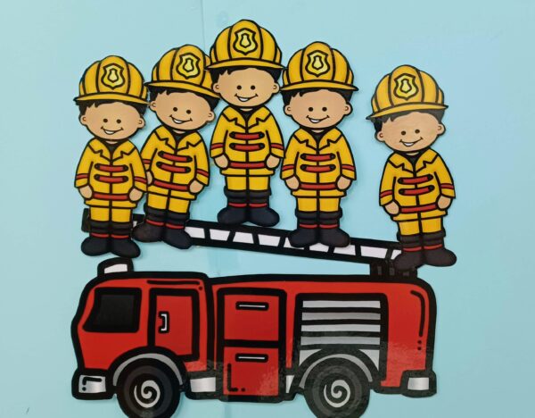 5 Little Firefighters Printable - NBpreKactivities