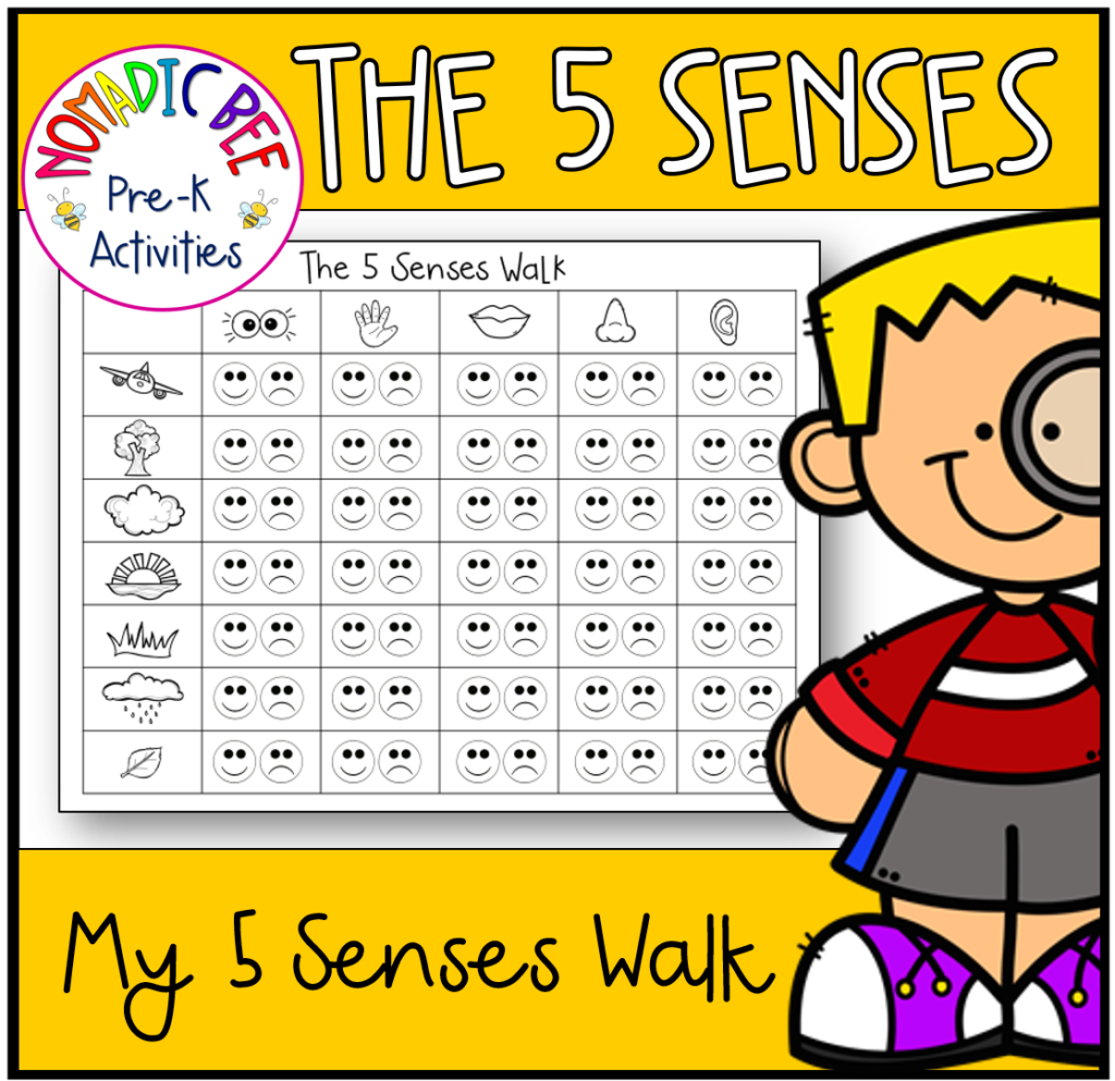 5 Senses Activities for kids