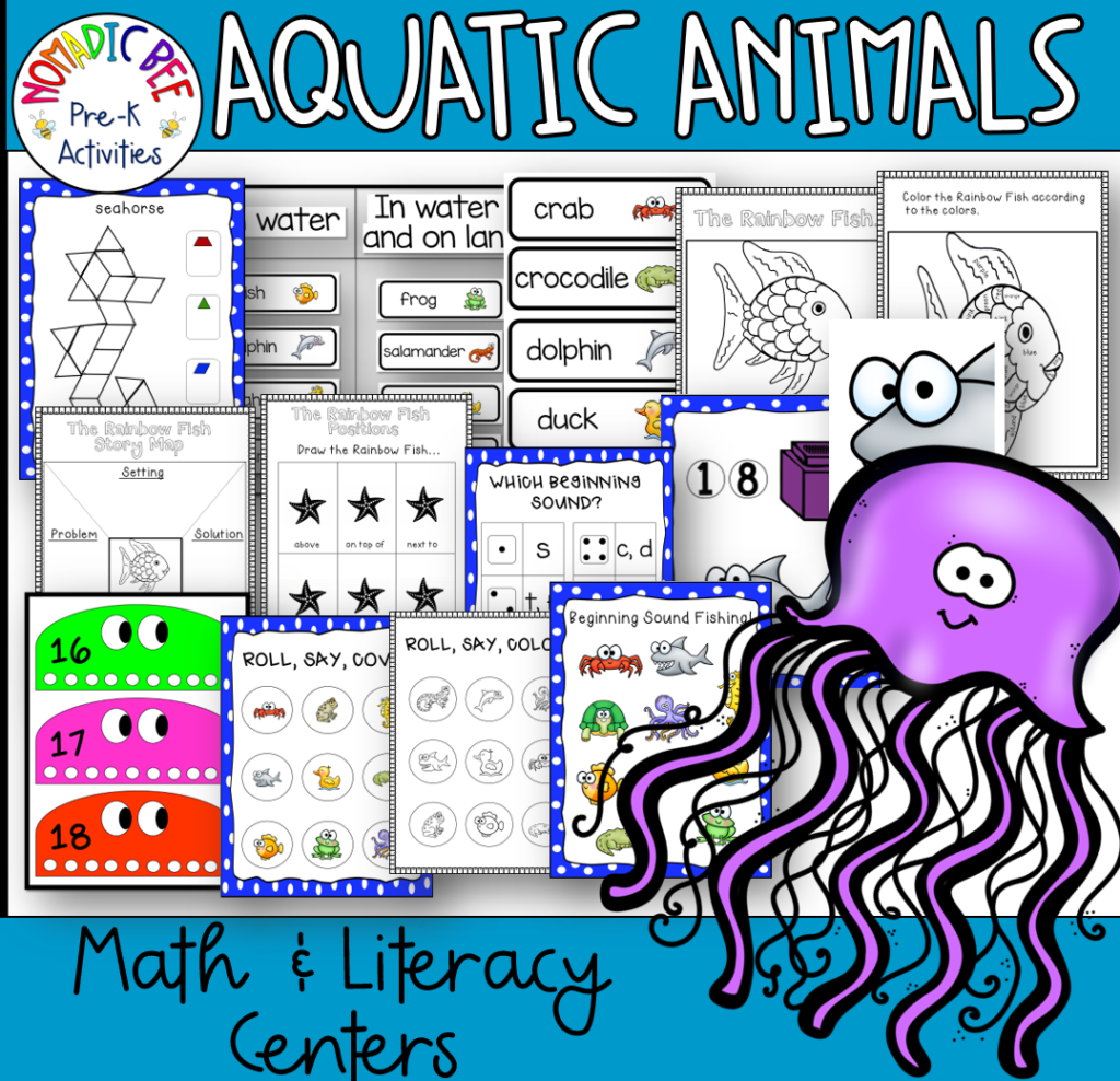 Aquatic Animals Activities