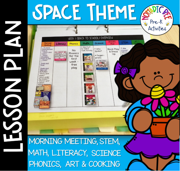 Space Themed Free Lesson Plan