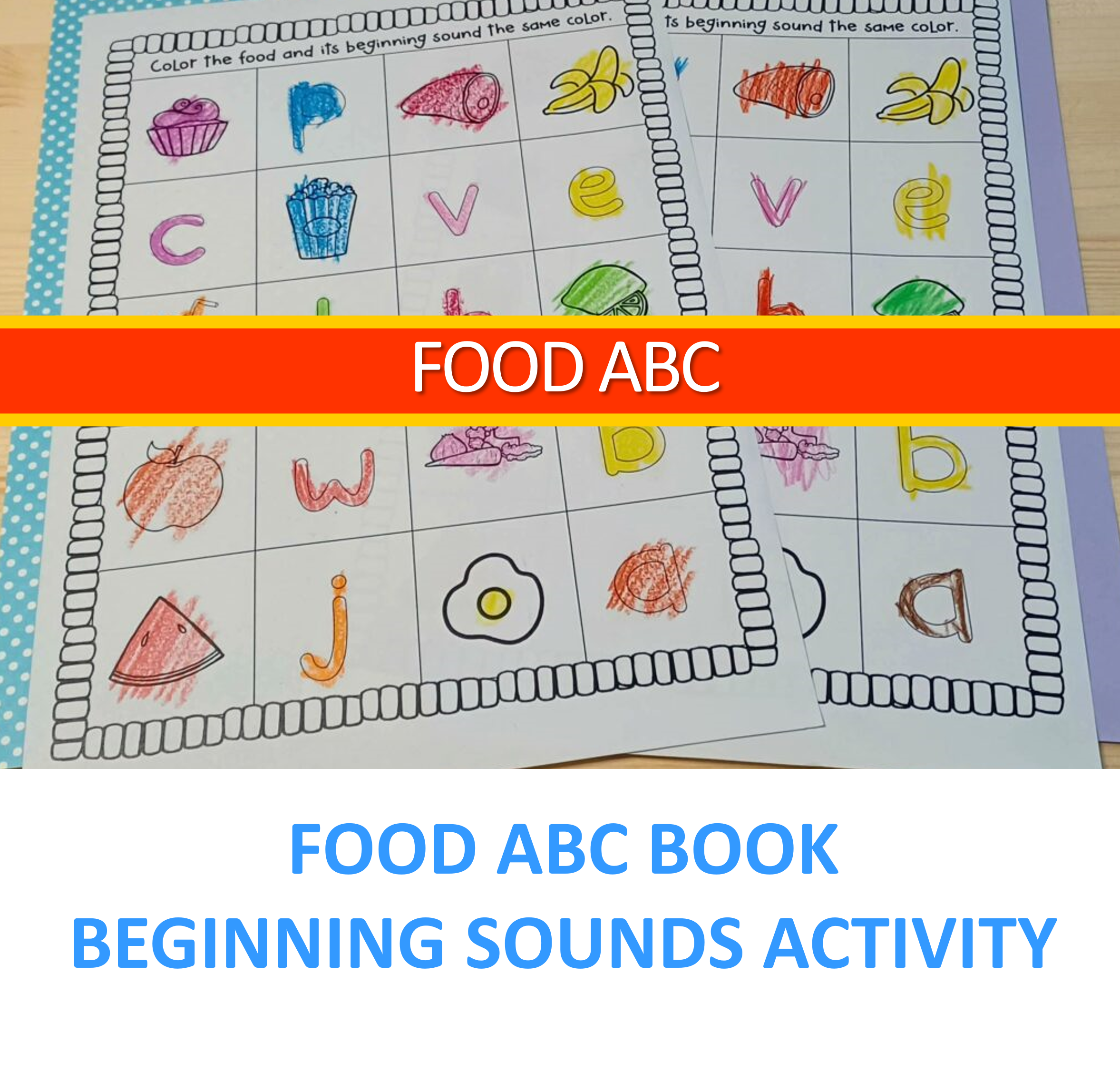 Food ABC Printable