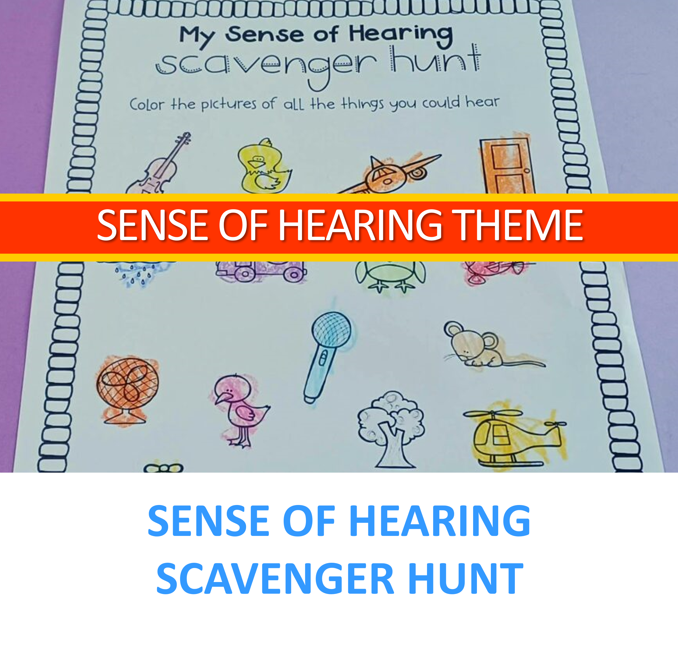 Sense of Hearing Activities
