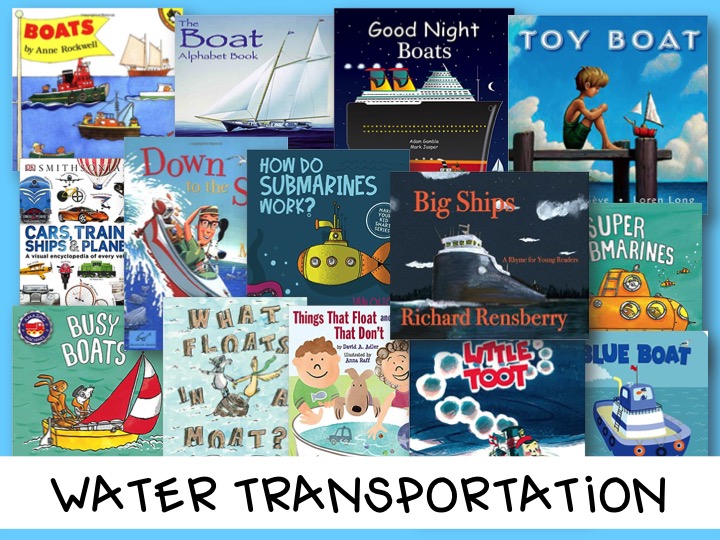 Water Transportation Books for kids
