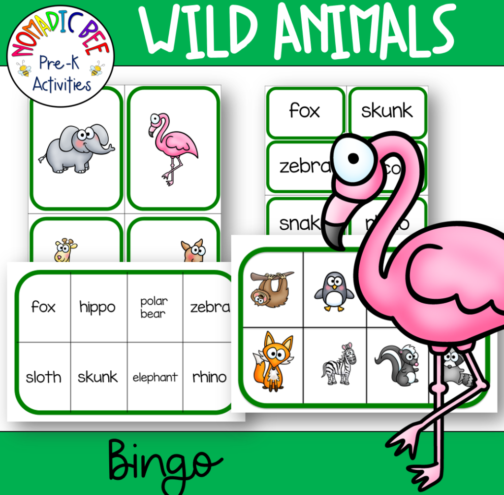 Zoo animals themed activities