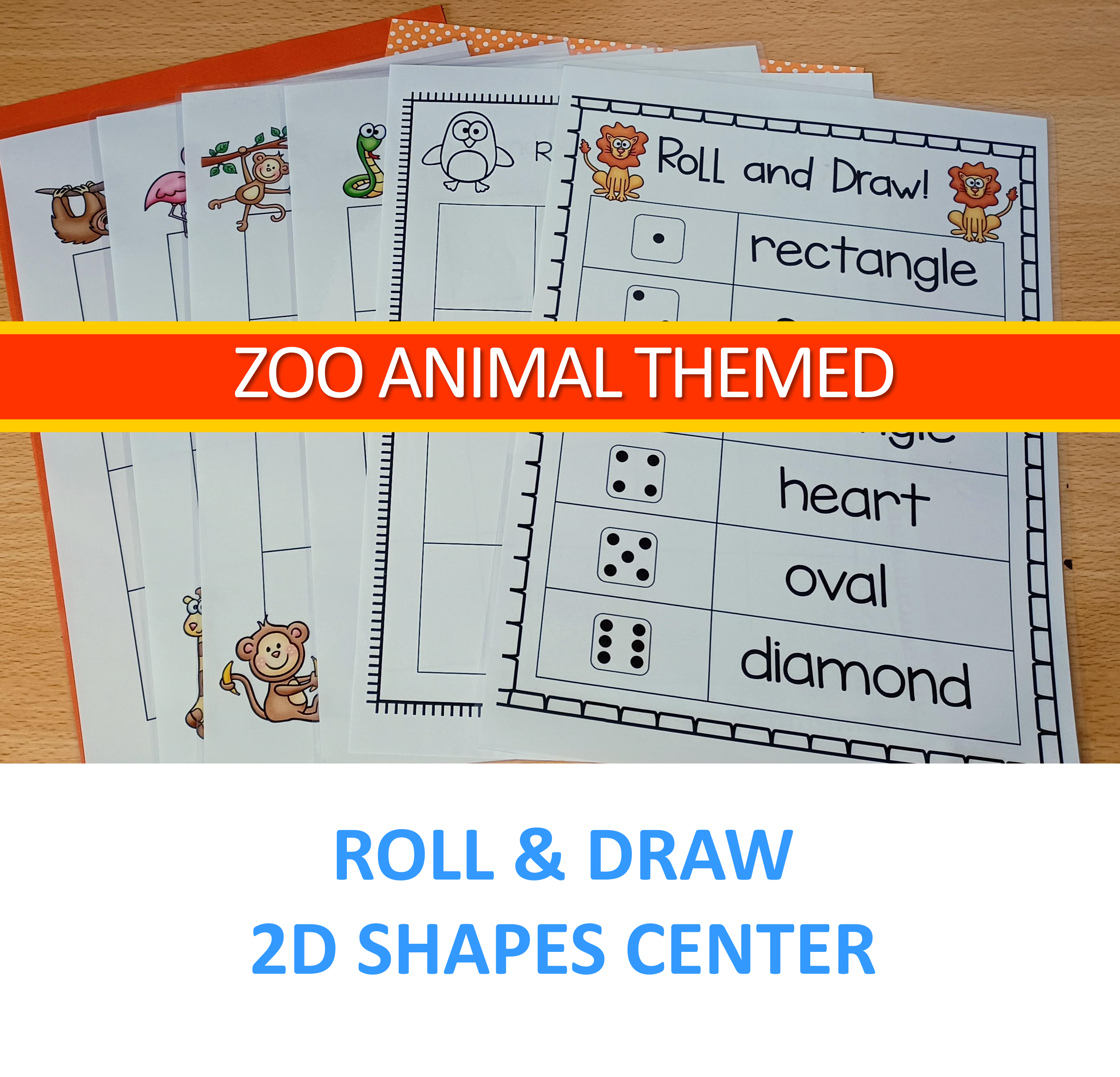 Zoo animals themed activiities