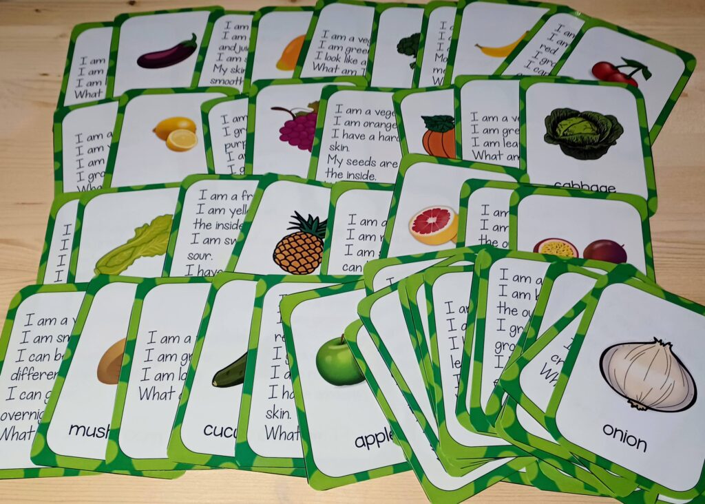 Fruits & veggies activities