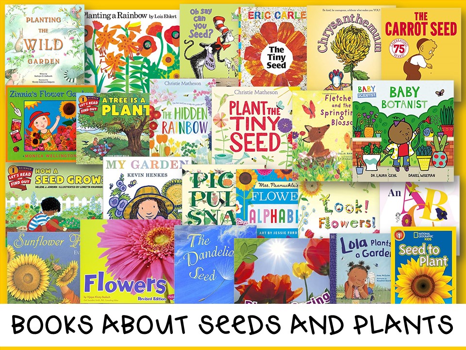 Plants & Seeds Themed Books for kids