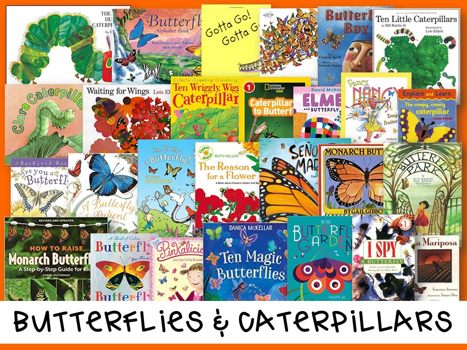 Books about butterflies & caterpillars for kids