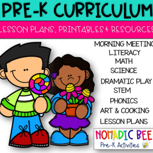 PreK & Kindergarten Yearly Curriculum