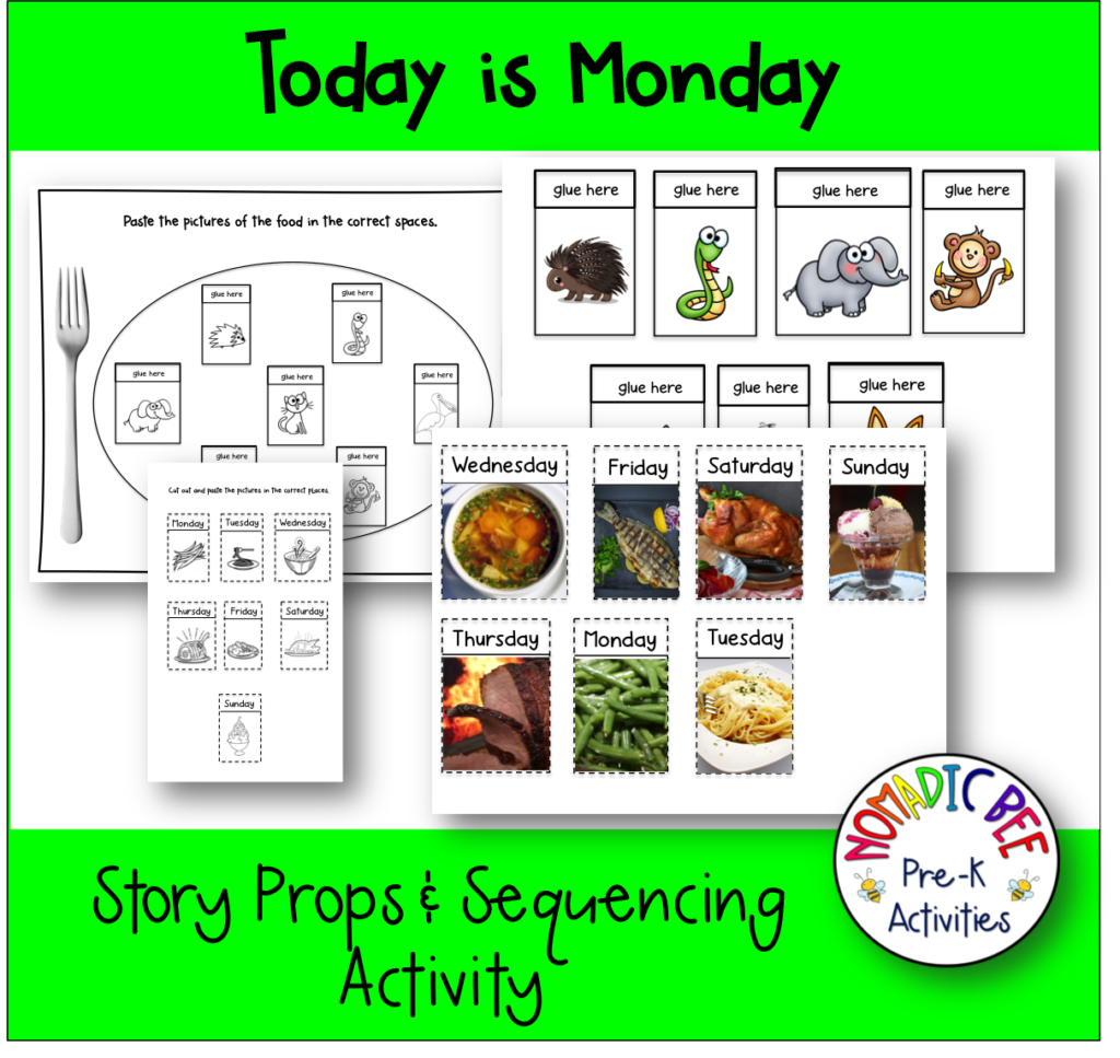 Today is Monday Extension Activity