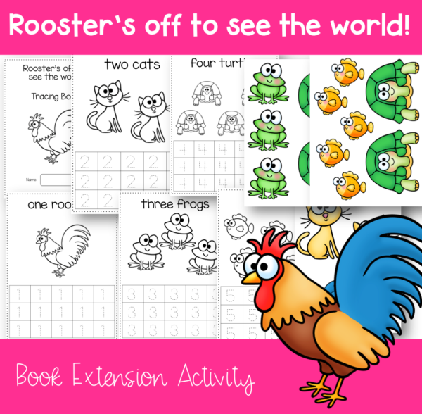 Rooster's off to see the world activities