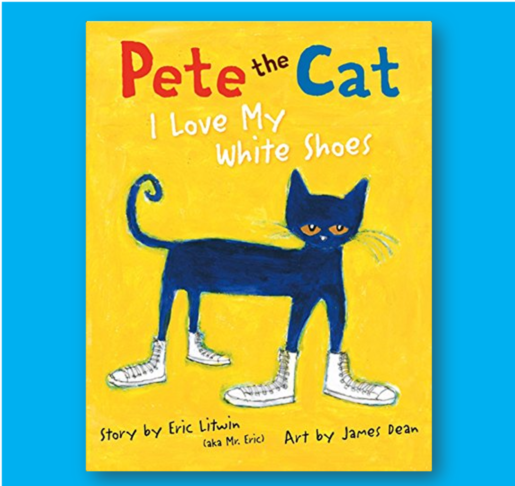Pete the Cat I love my white shoes activities