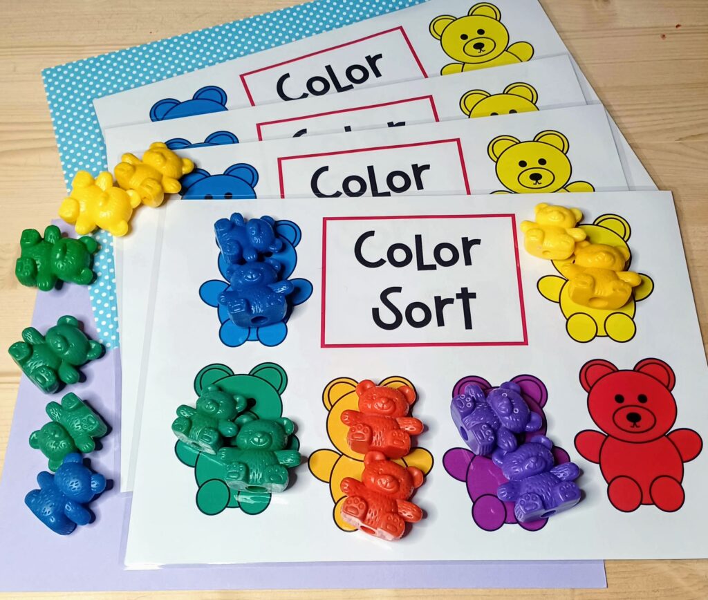 Teddy Bear Counters Math Centers