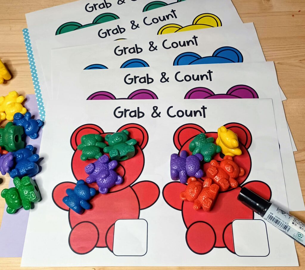 Teddy Bear Counters Math Centers