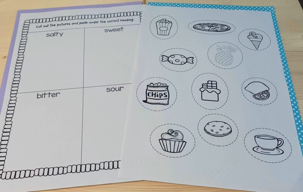 Sense of Smell & Taste Test Activity