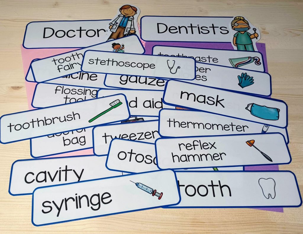 Doctors & Dentists Activities & Printables